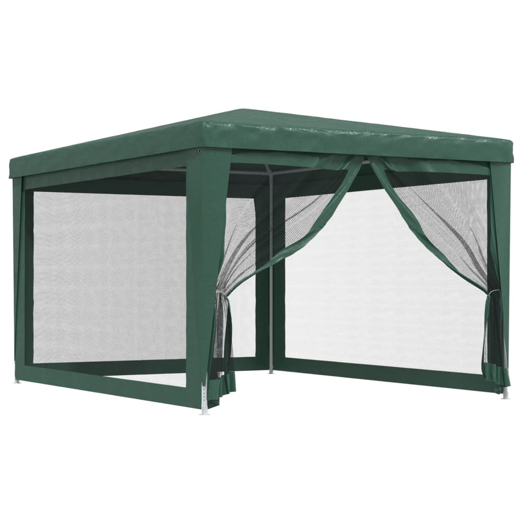 Tenda per Feste con 4 Pareti Laterali in Rete HDPE