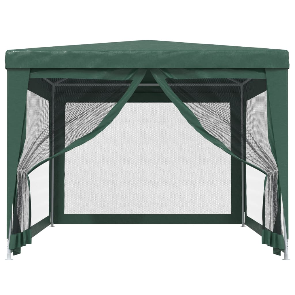 Tenda per Feste con 4 Pareti Laterali in Rete HDPE
