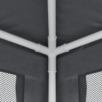 Tenda per Feste con 4 Pareti in Rete Antracite 3x4 m in HDPE | homemem39