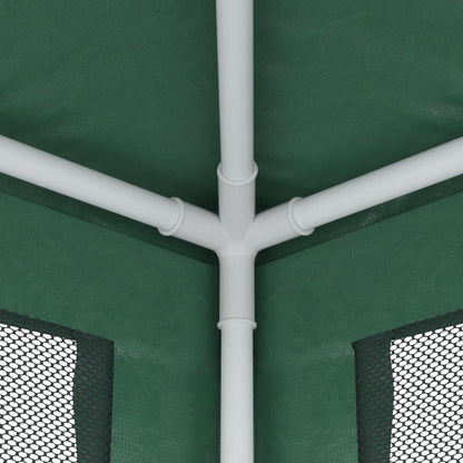 Tenda per Feste con 8 Pareti Laterali in Rete Verde 3x9 m HDPE | homemem39