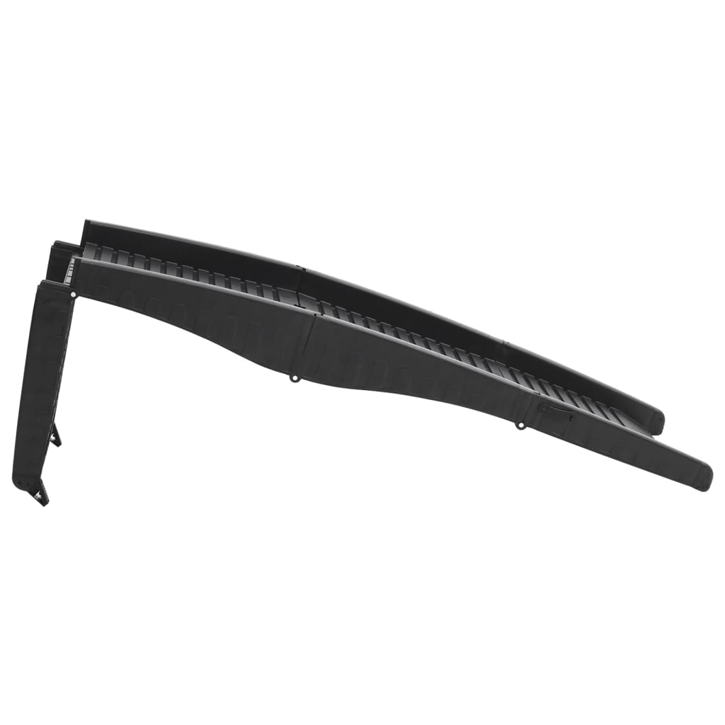 Rampa per Cani Pieghevole Nera 153x40x12,5 cm in Plastica | homemem39