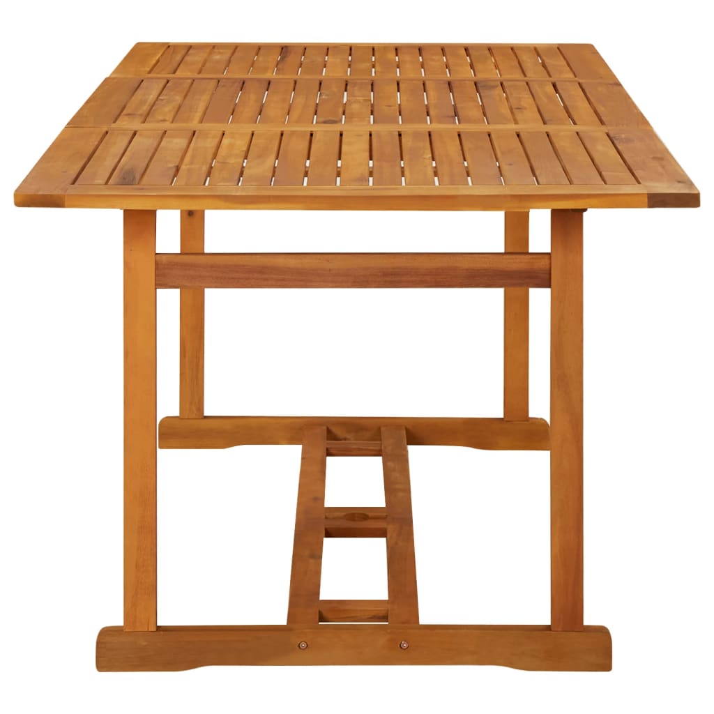Set da Pranzo per Giardino 9 pz con Cuscini Grigio | homemem39