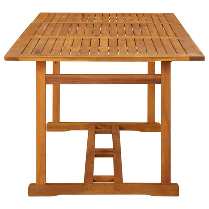 Set da Pranzo per Giardino 9 pz con Cuscini Grigio | homemem39