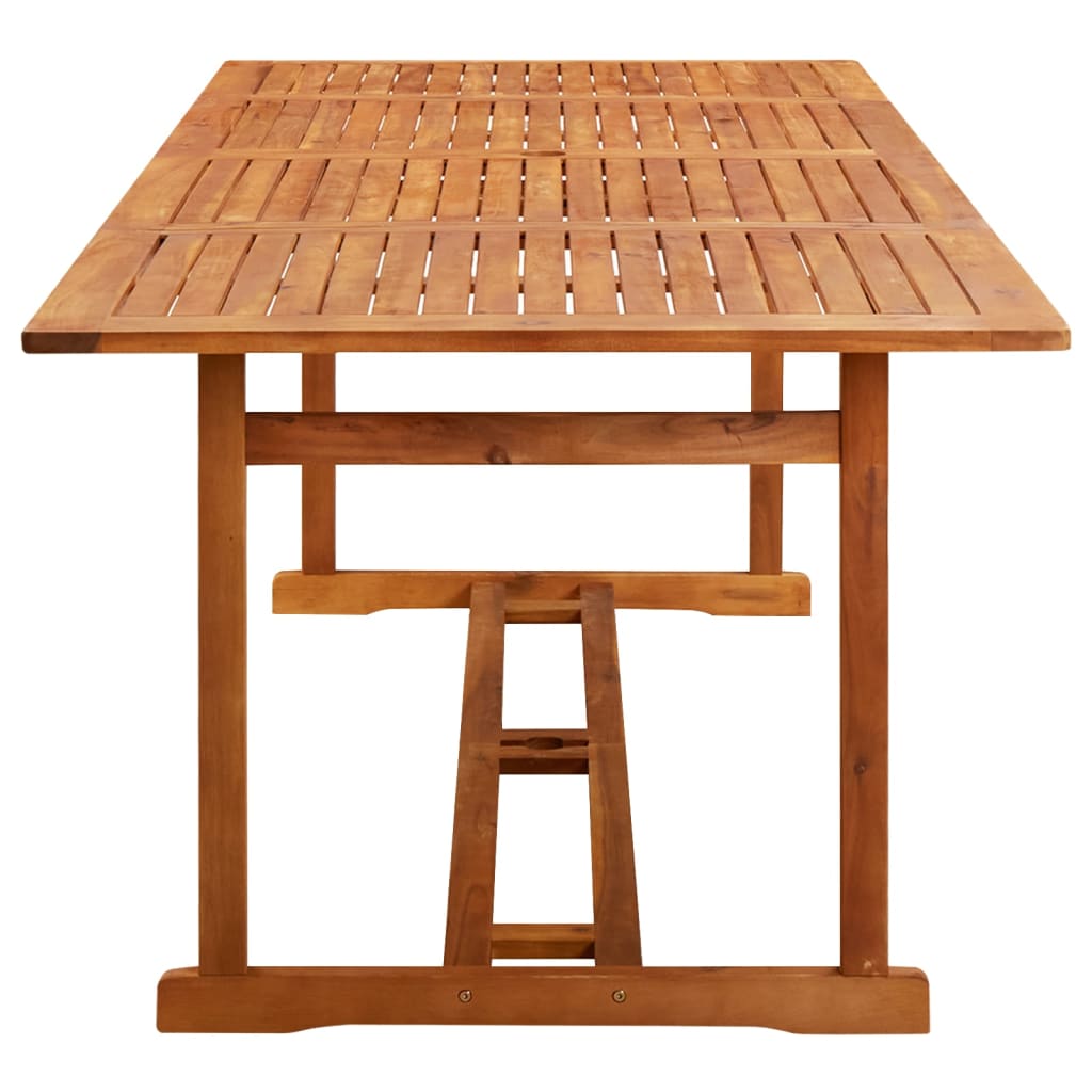 Set da Pranzo per Giardino 9 pz con Cuscini Grigio | homemem39