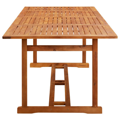 Set da Pranzo per Giardino 9 pz con Cuscini Grigio | homemem39