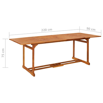 Set da Pranzo per Giardino 11 pz con Cuscini Grigio | homemem39