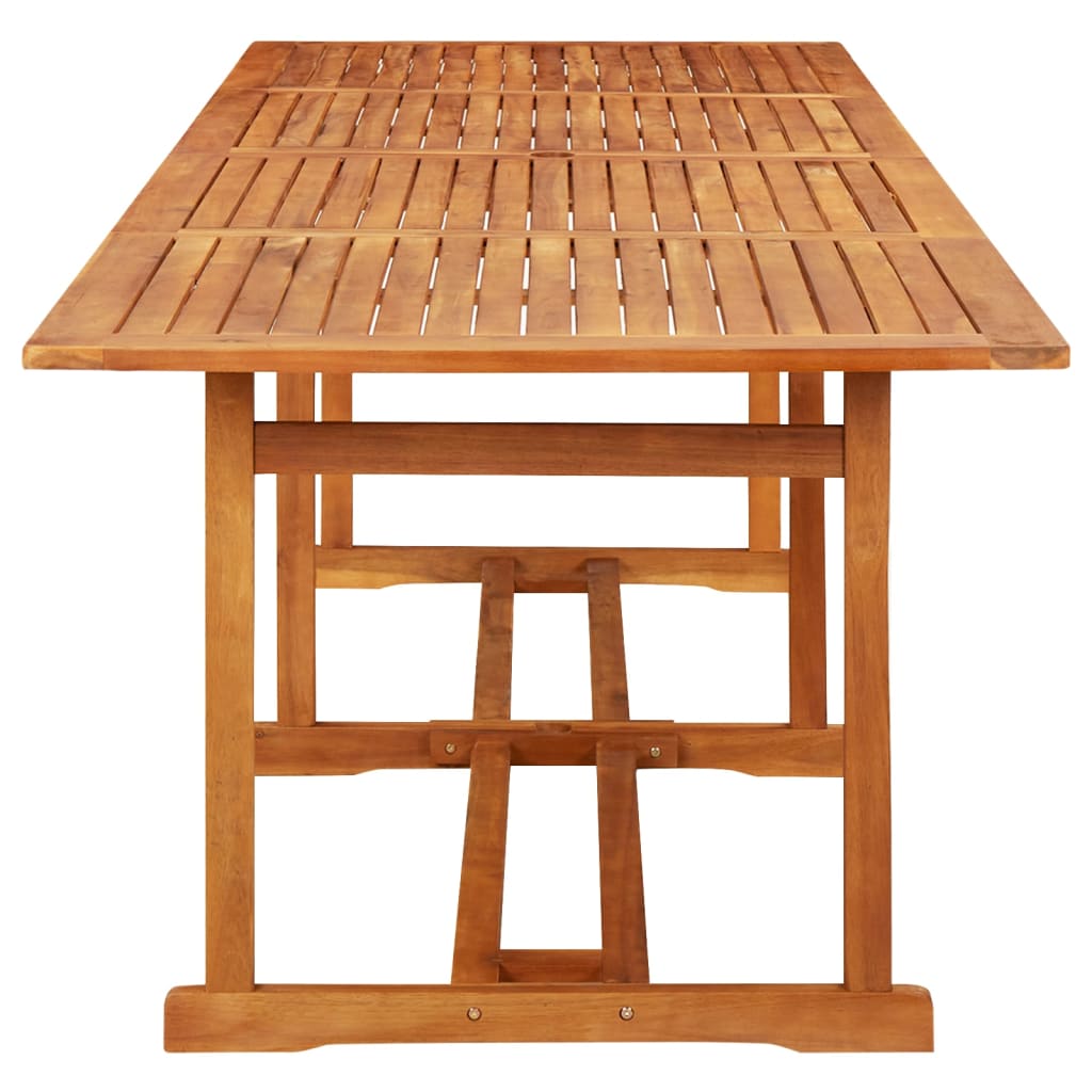 Set da Pranzo per Giardino 11 pz con Cuscini Grigio | homemem39