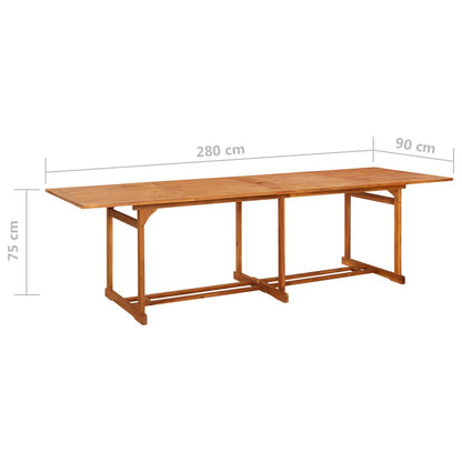 Set da Pranzo per Giardino 11 pz con Cuscini Grigio | homemem39