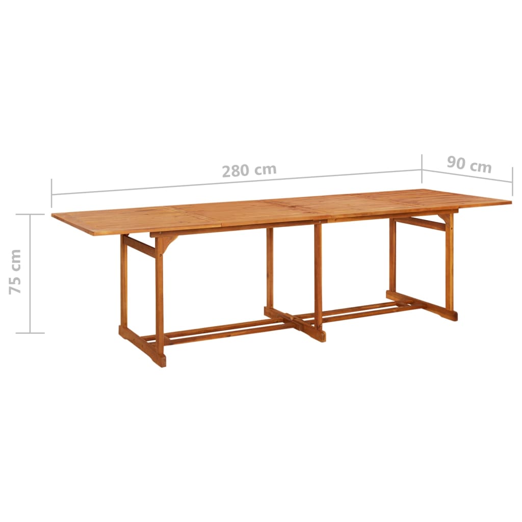 Set da Pranzo per Giardino 13 pz con Cuscini Grigio | homemem39