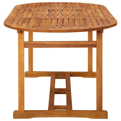 Set da Pranzo per Giardino 7 pz con Cuscini Grigio | homemem39