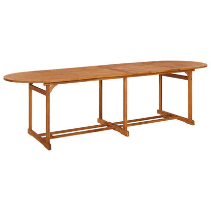 Set da Pranzo per Giardino 11 pz con Cuscini Grigio | homemem39