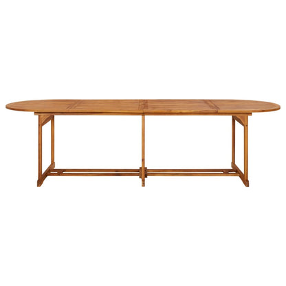 Set da Pranzo per Giardino 11 pz con Cuscini Grigio | homemem39