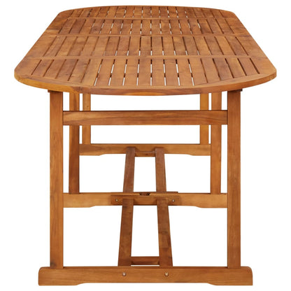 Set da Pranzo per Giardino 13 pz con Cuscini Grigio | homemem39