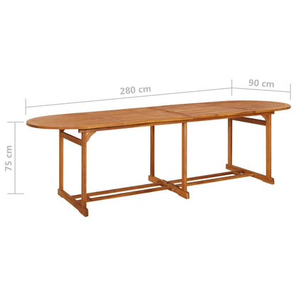 Set da Pranzo per Giardino 13 pz con Cuscini Grigio | homemem39