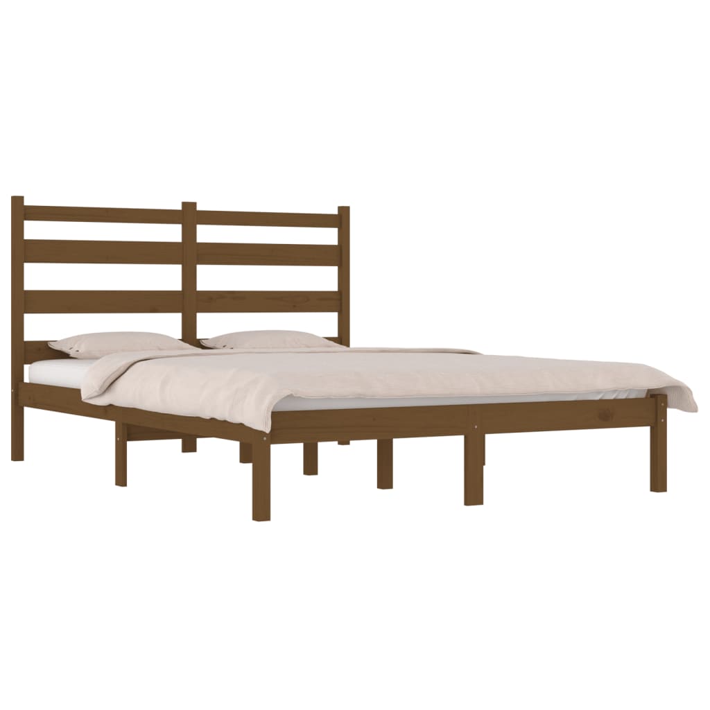 Giroletto senza Materasso Ambra in Legno di Pino 200x200 cm | homemem39