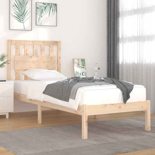 Giroletto in Legno Massello di Pino 90x190 cm Single | homemem39