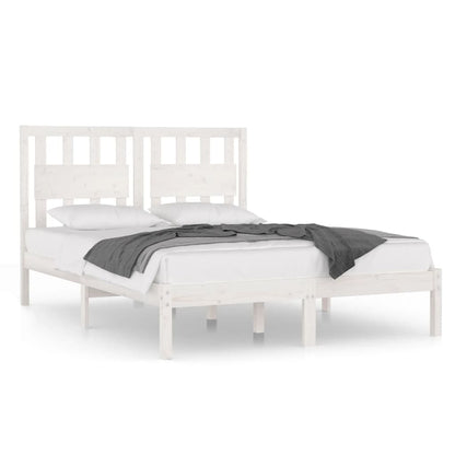 Giroletto Bianco in Legno Massello di Pino 120x200 cm | homemem39
