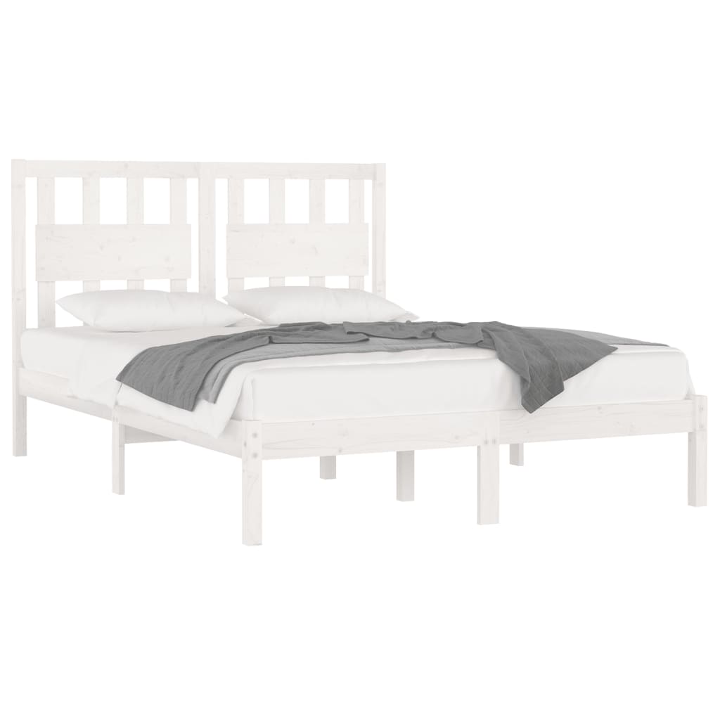 Giroletto Bianco in Legno Massello 180x200 cm Super King | homemem39