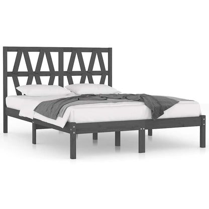 Giroletto Grigio in Legno Massello di Pino 200x200 cm | homemem39
