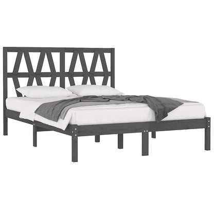 Giroletto Grigio in Legno Massello di Pino 200x200 cm | homemem39