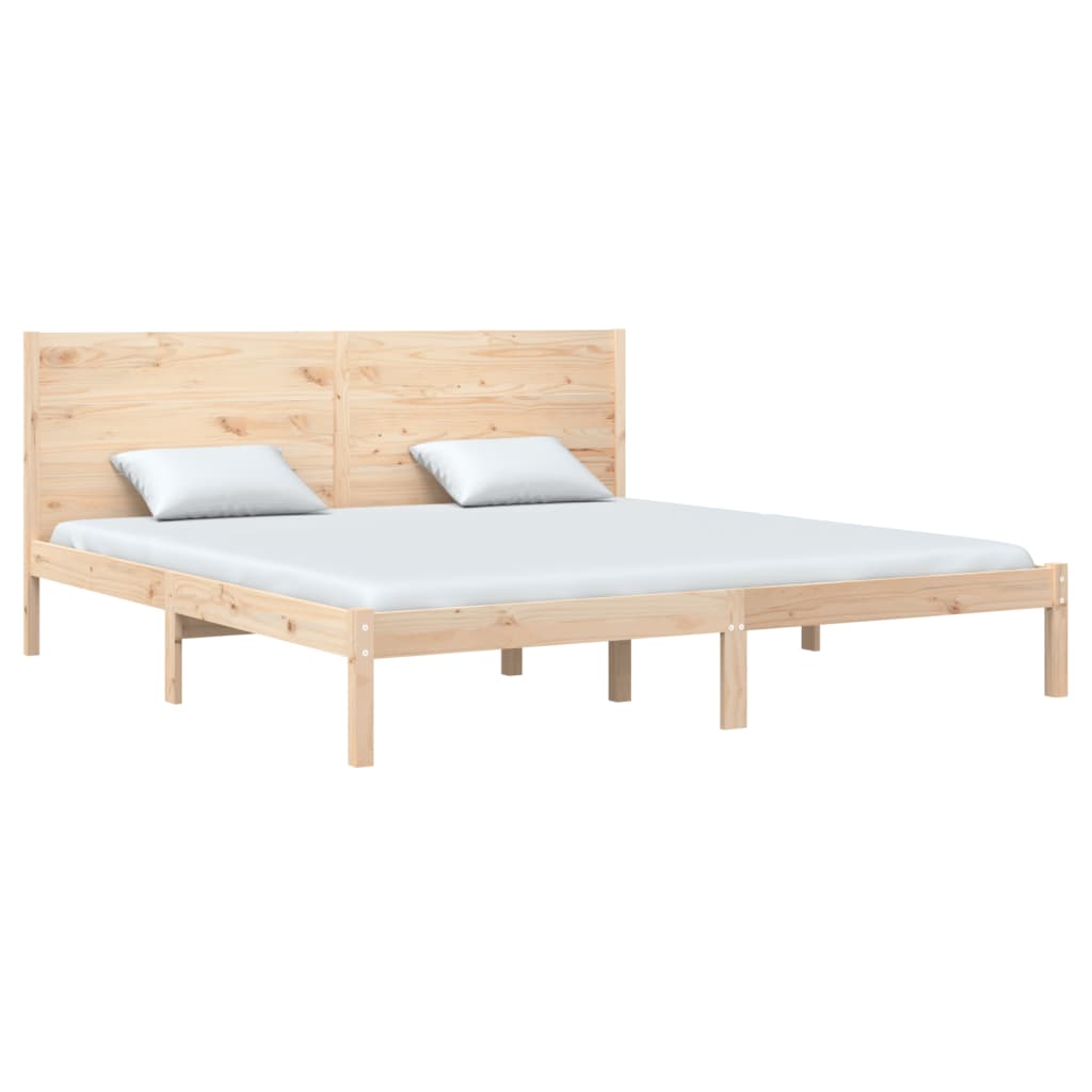 Giroletto senza Materasso 200x200 cm in Legno Massello di Pino | homemem39