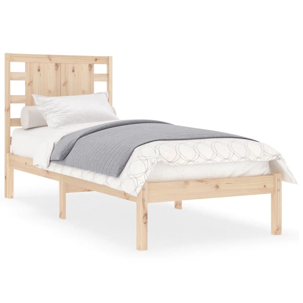 Giroletto senza Materasso 90x200 cm in Legno Massello di Pino | homemem39
