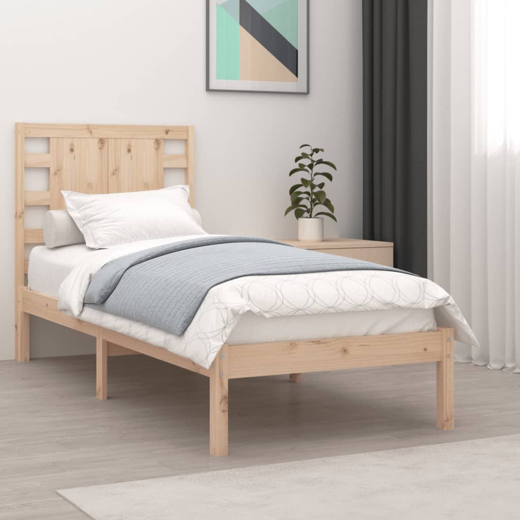 Giroletto senza Materasso 90x200 cm in Legno Massello di Pino | homemem39