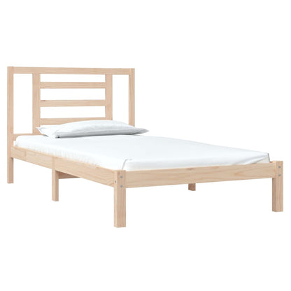 Giroletto senza Materasso 90x200 cm in Legno Massello di Pino | homemem39