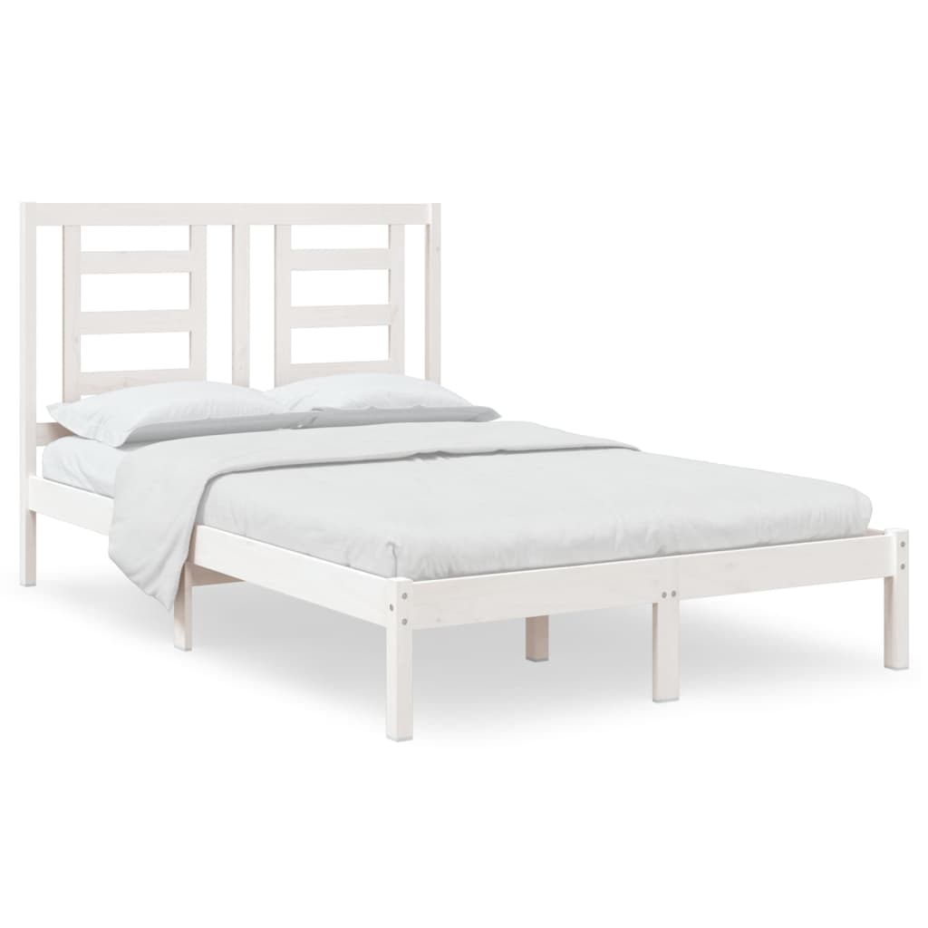 Giroletto senza Materasso Bianco 120x200 cm Legno Massello Pino | homemem39