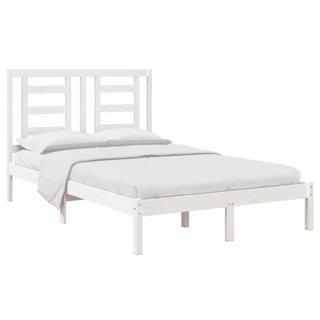 Giroletto senza Materasso Bianco 120x200 cm Legno Massello Pino | homemem39