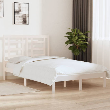 Giroletto senza Materasso Bianco 120x200 cm Legno Massello Pino | homemem39