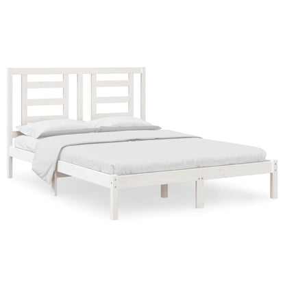 Giroletto senza Materasso Bianco 140x200 cm Legno Massello Pino | homemem39
