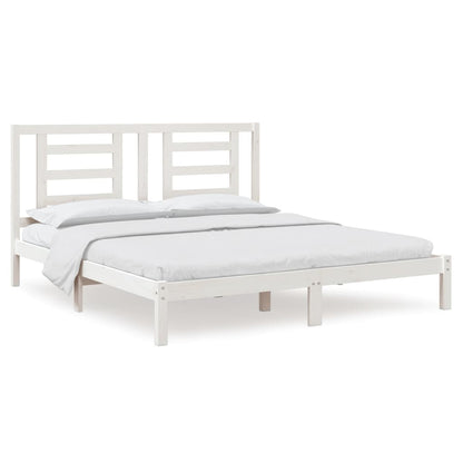 Giroletto Bianco in Legno Massello 180x200 cm Super King | homemem39