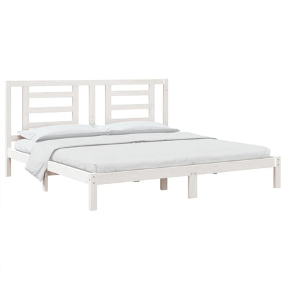 Giroletto Bianco in Legno Massello 180x200 cm Super King | homemem39