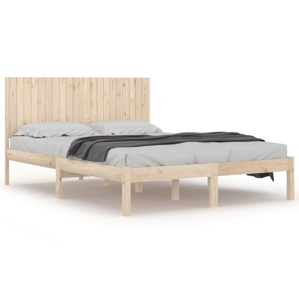 Giroletto senza Materasso 200x200 cm in Legno Massello di Pino | homemem39