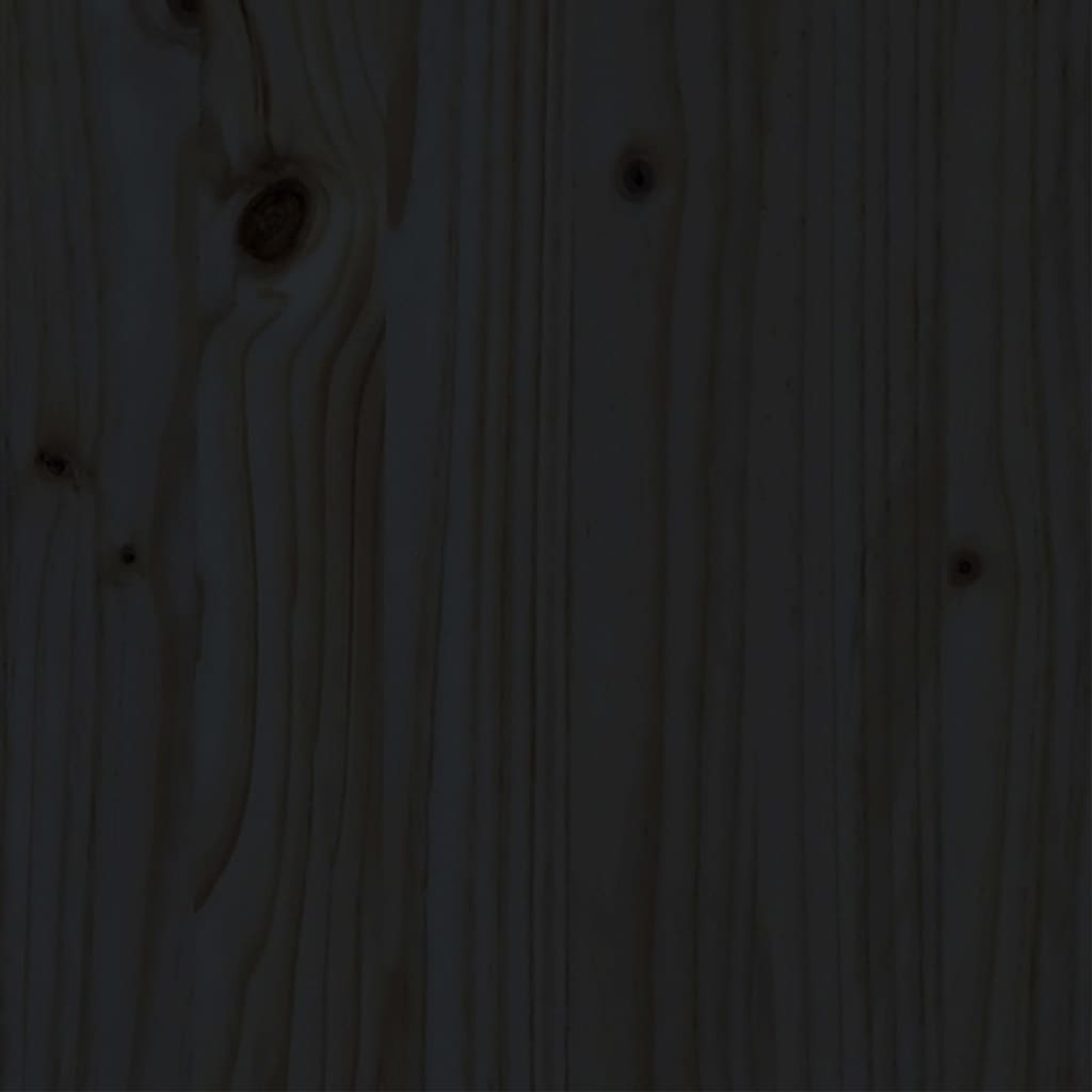 Giroletto Nero in Legno Massello di Pino 140x190 cm | homemem39