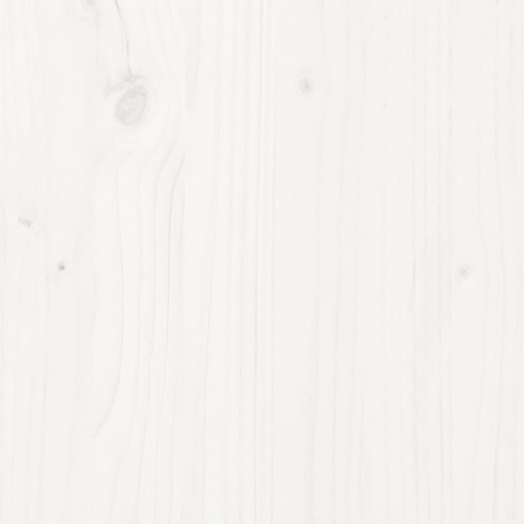 Giroletto senza Materasso Bianco 140x200 cm Legno Massello Pino | homemem39