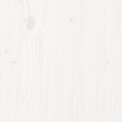 Giroletto senza Materasso Bianco 140x200 cm Legno Massello Pino | homemem39