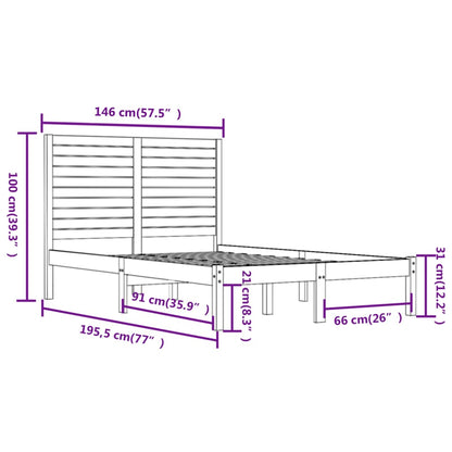 Giroletto in Legno Massello 140x190 cm | homemem39