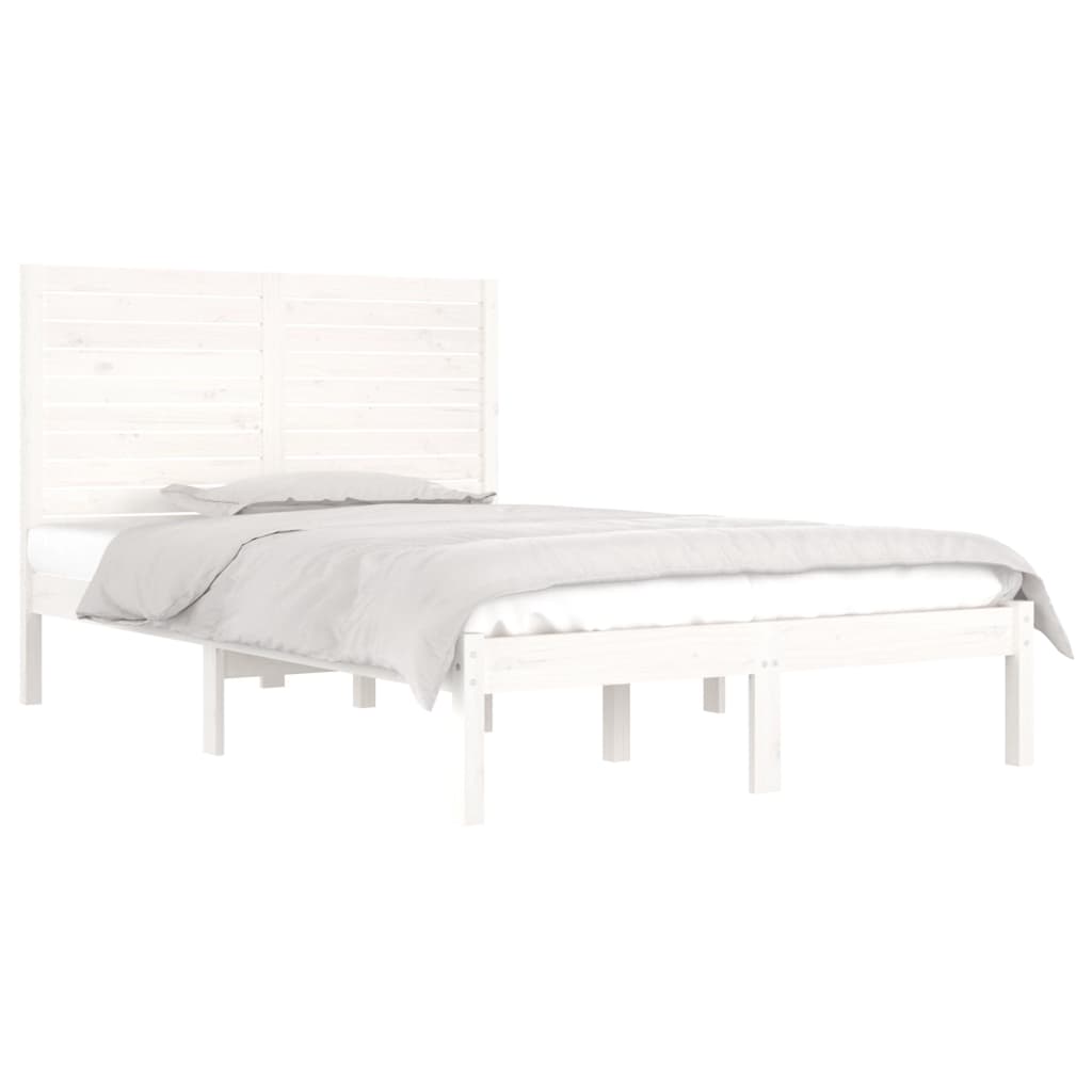 Giroletto Bianco in Legno Massello 140x190 cm | homemem39