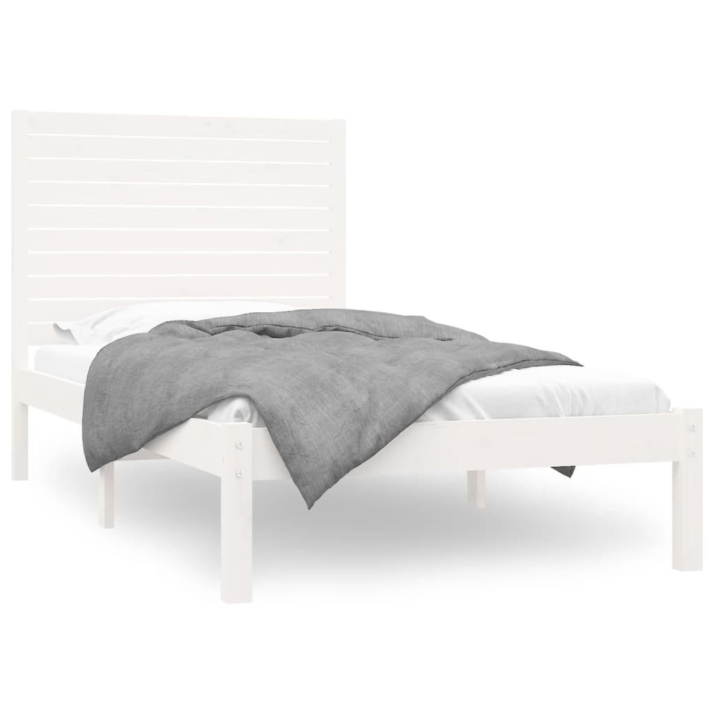 Giroletto Bianco in Legno Massello 90x200 cm | homemem39