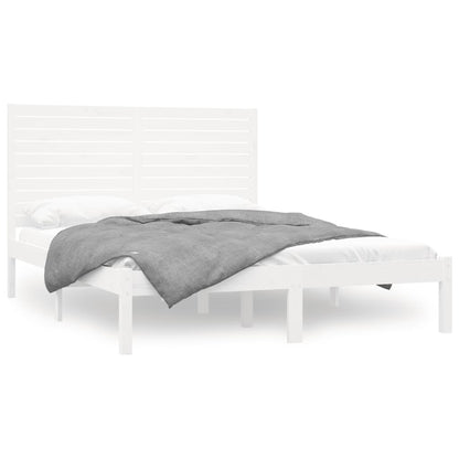 Giroletto Bianco in Legno Massello 140x200 cm | homemem39
