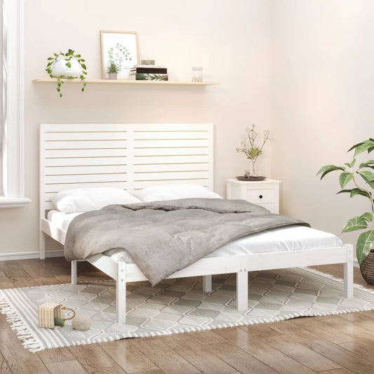 Giroletto Bianco in Legno Massello 140x200 cm | homemem39