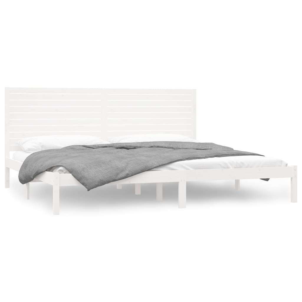 Giroletto Bianco in Legno Massello 180x200 cm Super King | homemem39
