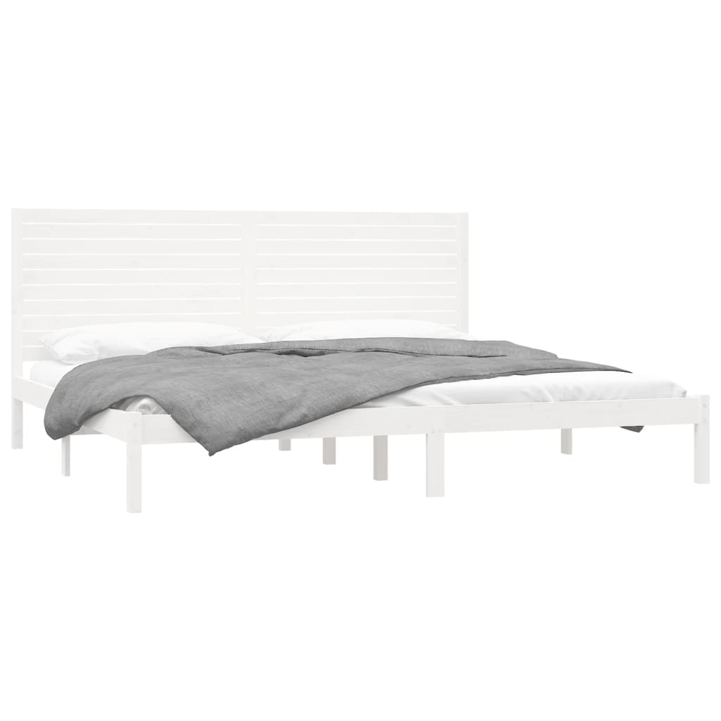 Giroletto Bianco in Legno Massello 180x200 cm Super King | homemem39
