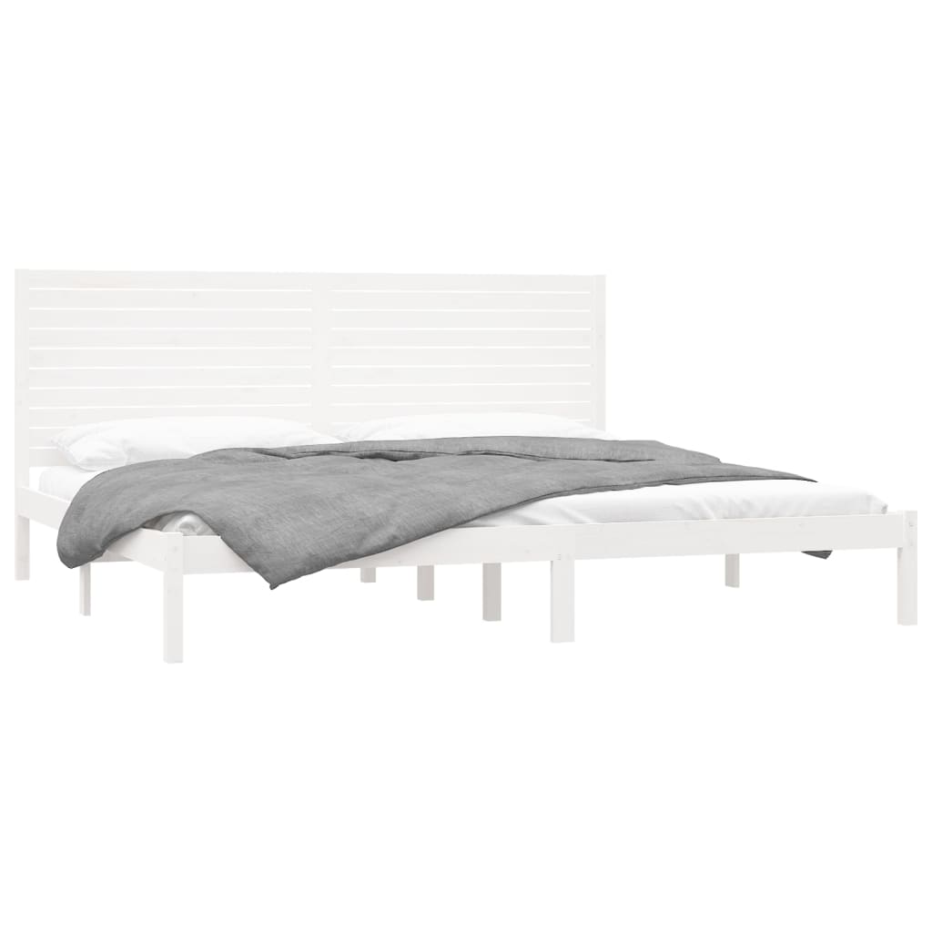 Giroletto Bianco in Legno Massello 200x200 cm | homemem39