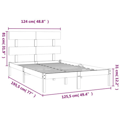 Giroletto in Legno Massello 120x190 cm Small Double | homemem39