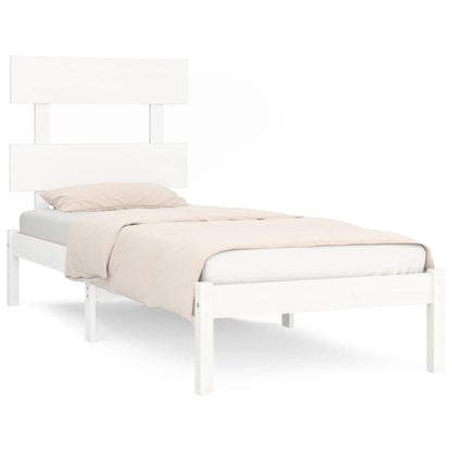 Giroletto Bianco in Legno Massello 90x200 cm | homemem39