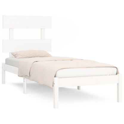 Giroletto Bianco in Legno Massello 100x200 cm | homemem39