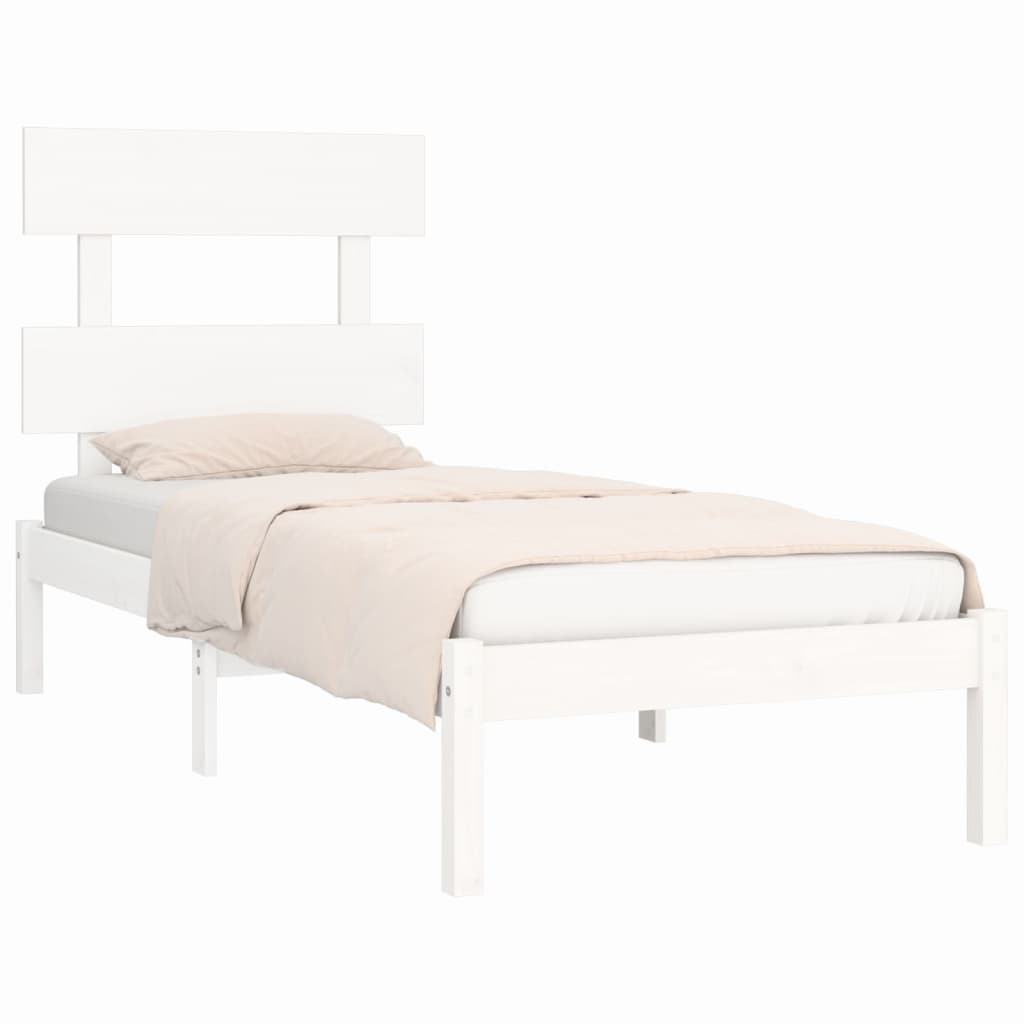 Giroletto Bianco in Legno Massello 100x200 cm | homemem39